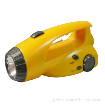 PS-865 crank dynamo flashlight radio